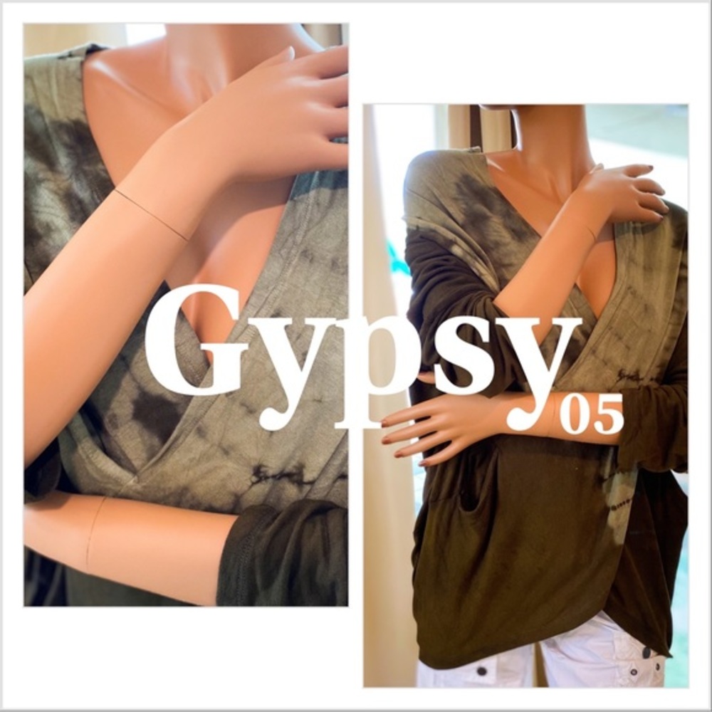 New GYPSY 05 Tie Dye draped shirt S $106